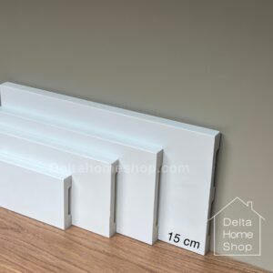 قرنیز مینیمال 15 سانتی PVC - هر متر طول
